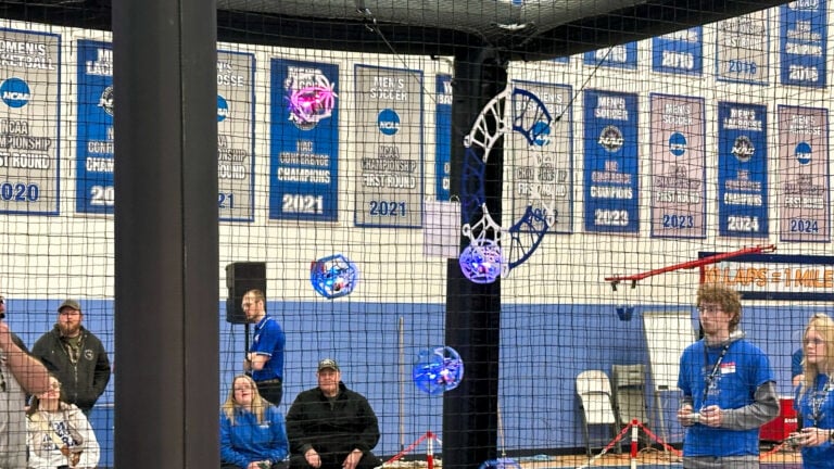 16 Teams Battle For Drone Soccer Title At Suny Poly