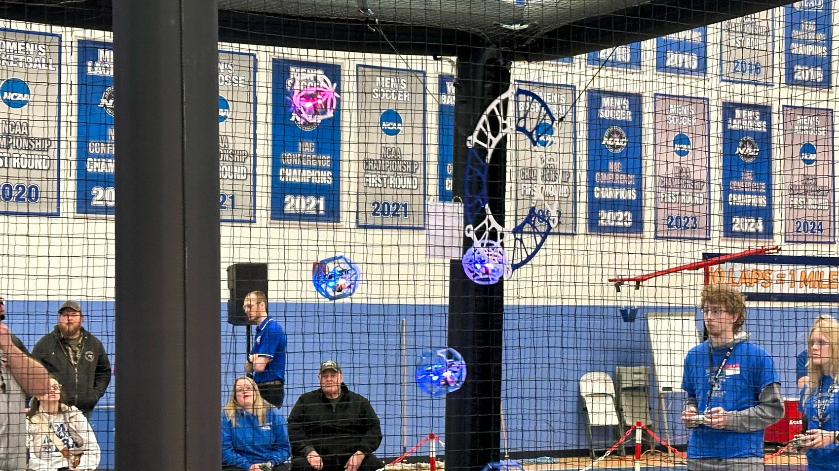 16 Teams Battle For Drone Soccer Title At Suny Poly