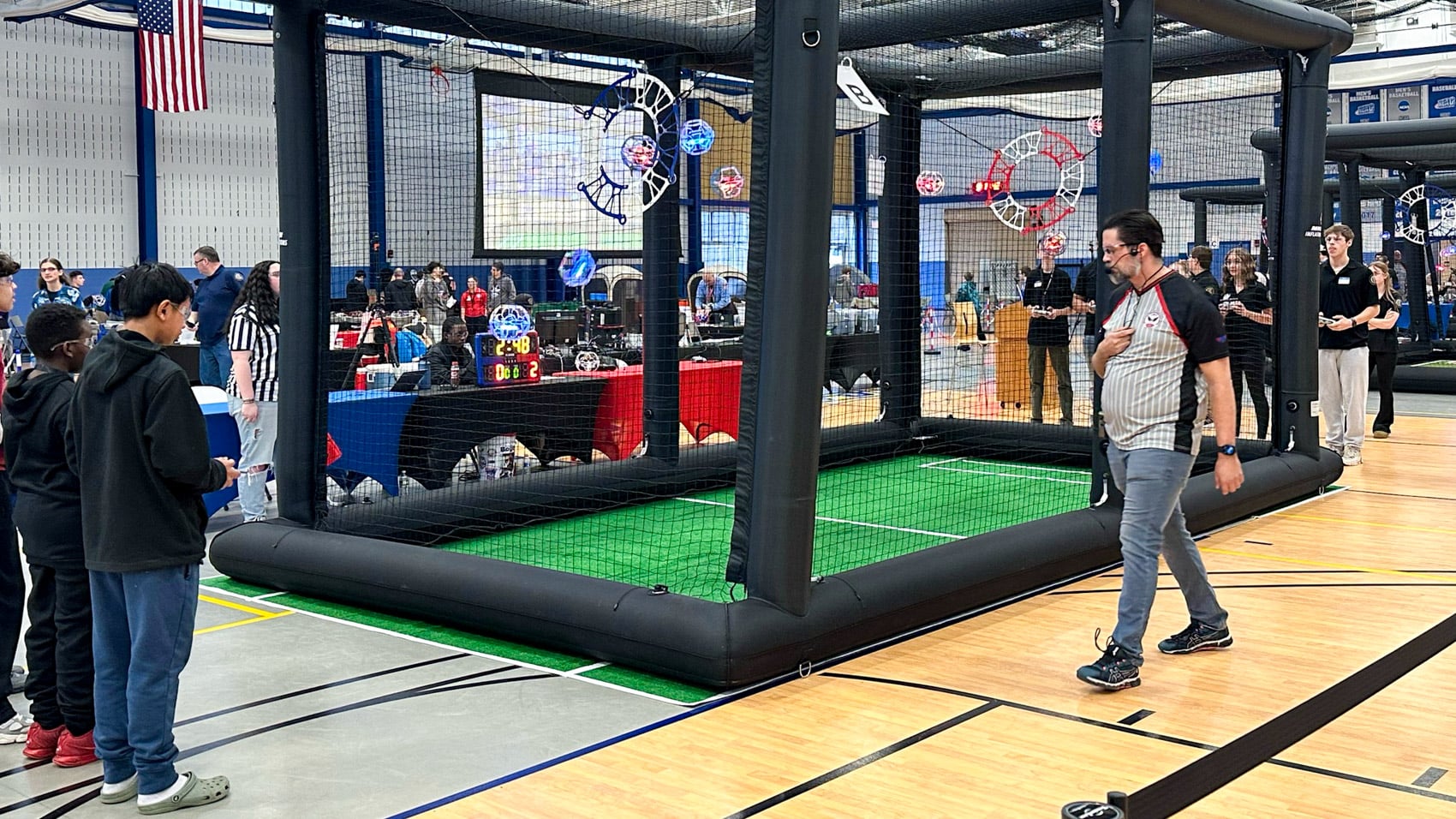 16 Teams Battle For Drone Soccer Title At Suny Poly