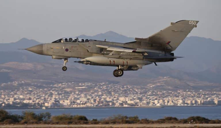 Iran'S Shahed Drone Hits Raf Akrotiri Runway As Uk Typhoon Scores First Iranian Drone Kill Over Qatar
