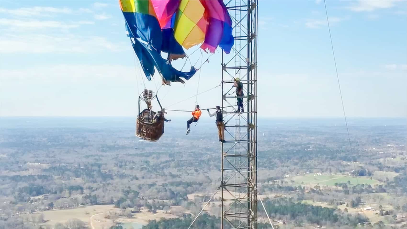 925 Feet Up, No Way Down, One Drone Made The Call