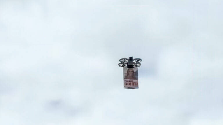 A Dji Neo Drone Over A Voting Line. This Actually Happened.