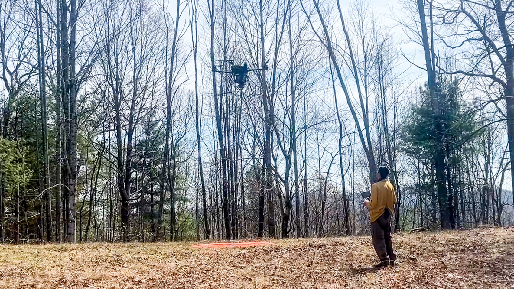 Drones Light The Fire At Pisgah National Forest