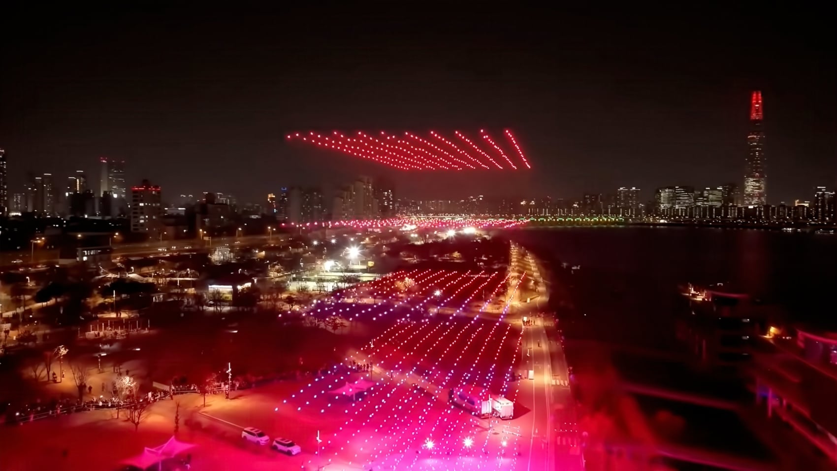 2,000 Drones Drew Bts Over Seoul For Their Comeback 11 2,000 Drones Drew Bts Over Seoul For Their Comeback