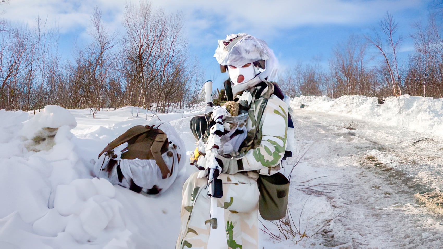Norway'S Elite Soldiers Are Hiding From Drones In Snow