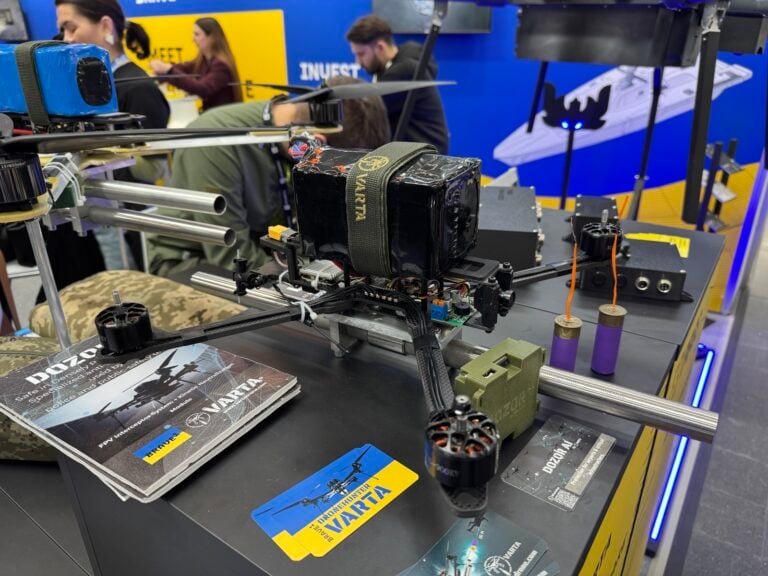 Varta Put A Shotgun On A Drone. Ukraine'S Frontlines Say It Works. 4 Ukraine'S Drone Industry Arrives In Düsseldorf, And It Has Receipts