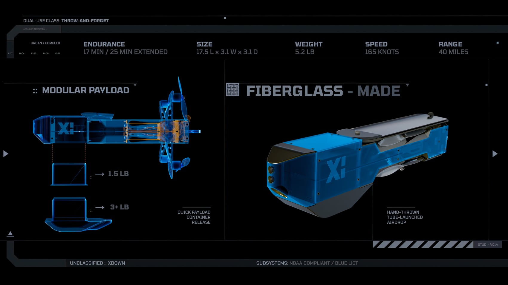 Xdown'S Stud Drone Goes From Backpack To Airborne In 2 Seconds Flat