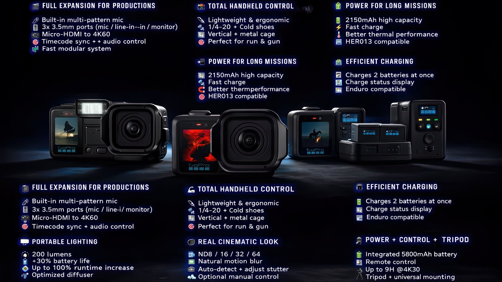 Gopro Launches 8K Cinema Cameras With 1-Inch Sensors