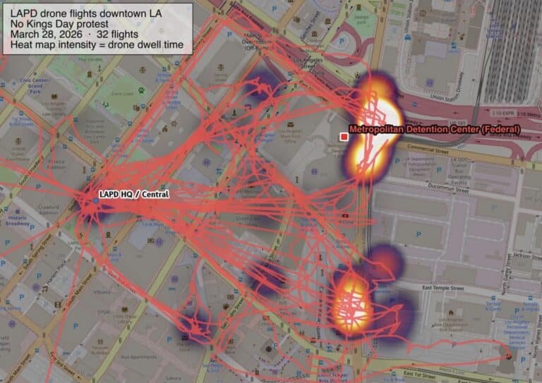 Lapd Skydio Drones Orbited No Kings Protest For Seven Hours, Flight Records Show