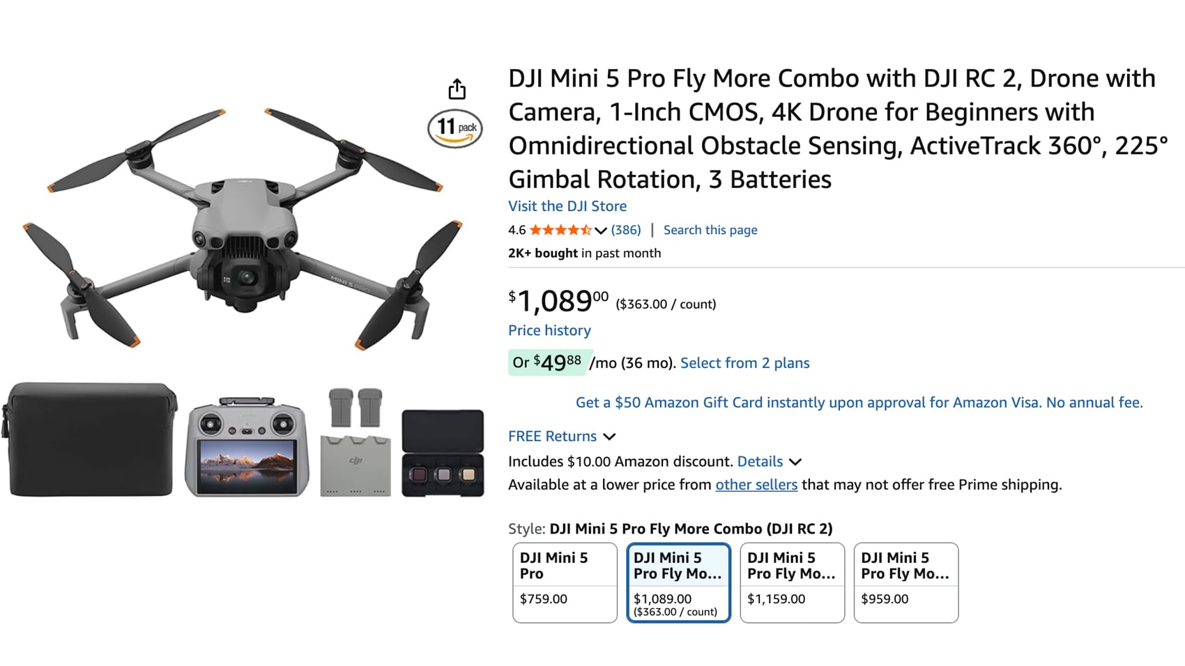 Dji Mini 5 Pro Hits Record Low At Amazon This Weekend 2 Dji Mini 5 Pro Hits Record Low At Amazon This Weekend