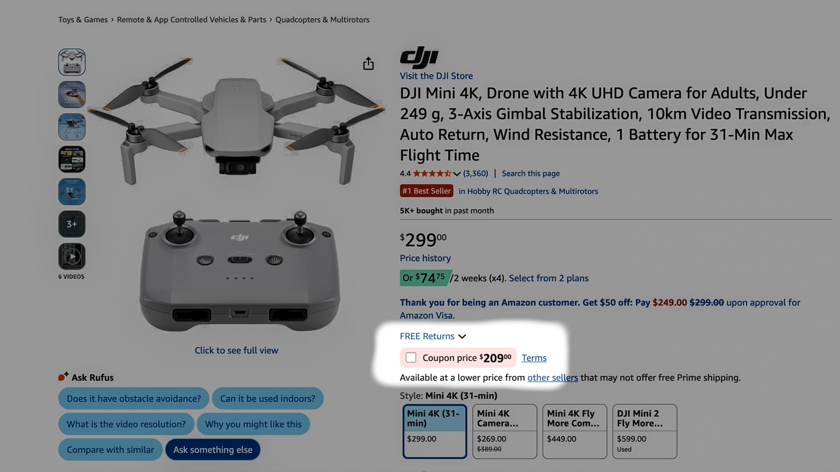 The $209 Dji Mini 4K Is The Best Starter Drone Right Now