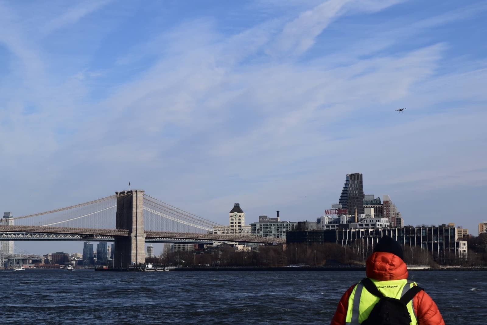 Skyports Begins Year-Long East River Medical Drone Run Between Manhattan And Brooklyn