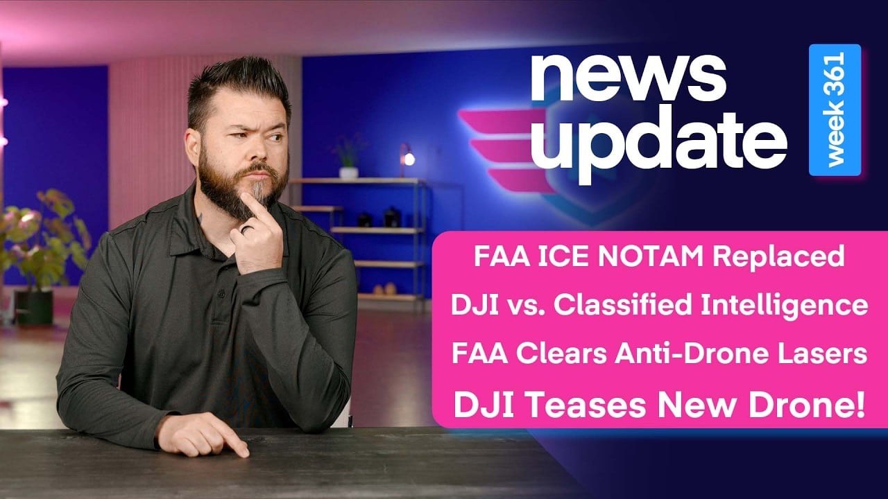 Faa Replaces Controversial Ice Notam, Pentagon Cites Classified Intel Against Dji, And Dji Teases New Lido Drone