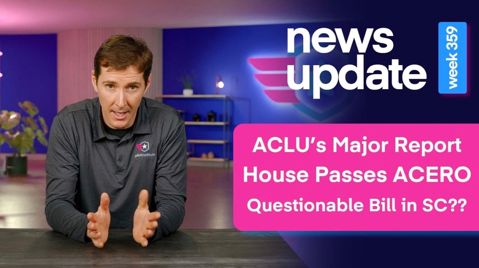 Aclu Releases Major Drone Surveillance Report, House Passes Acero Act, And South Carolina Considers Restrictive Drone Bill