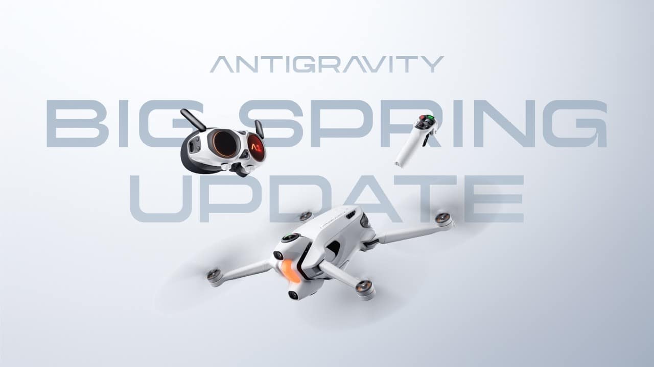 Antigravity A1 Spring Update Delivers Omnidirectional Obstacle Avoidance, Voice Control, And Timelapse