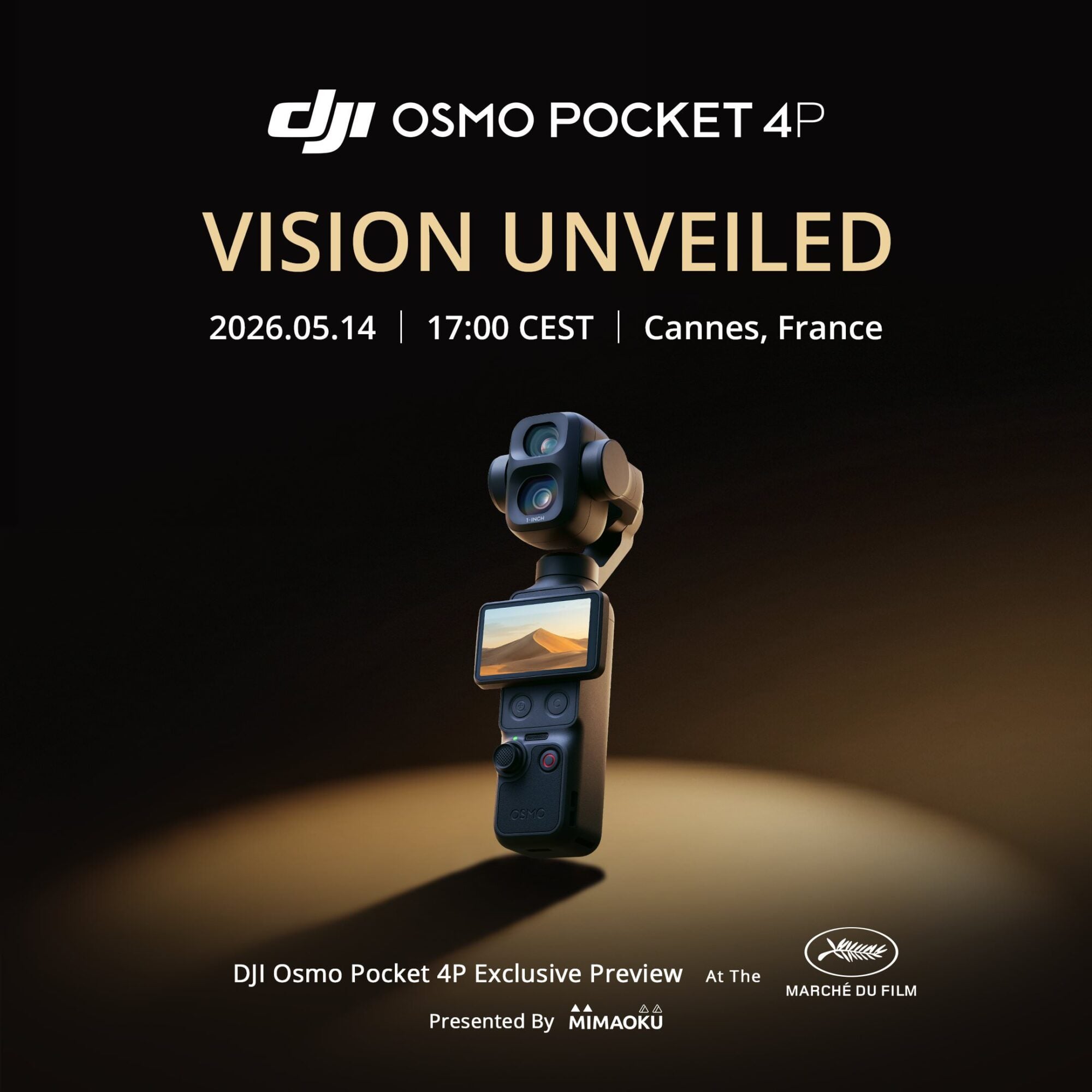 Dji Launches Osmo Pocket 4P At Cannes Film Festival, Press Release Holds Back Specs And Us Availability 1