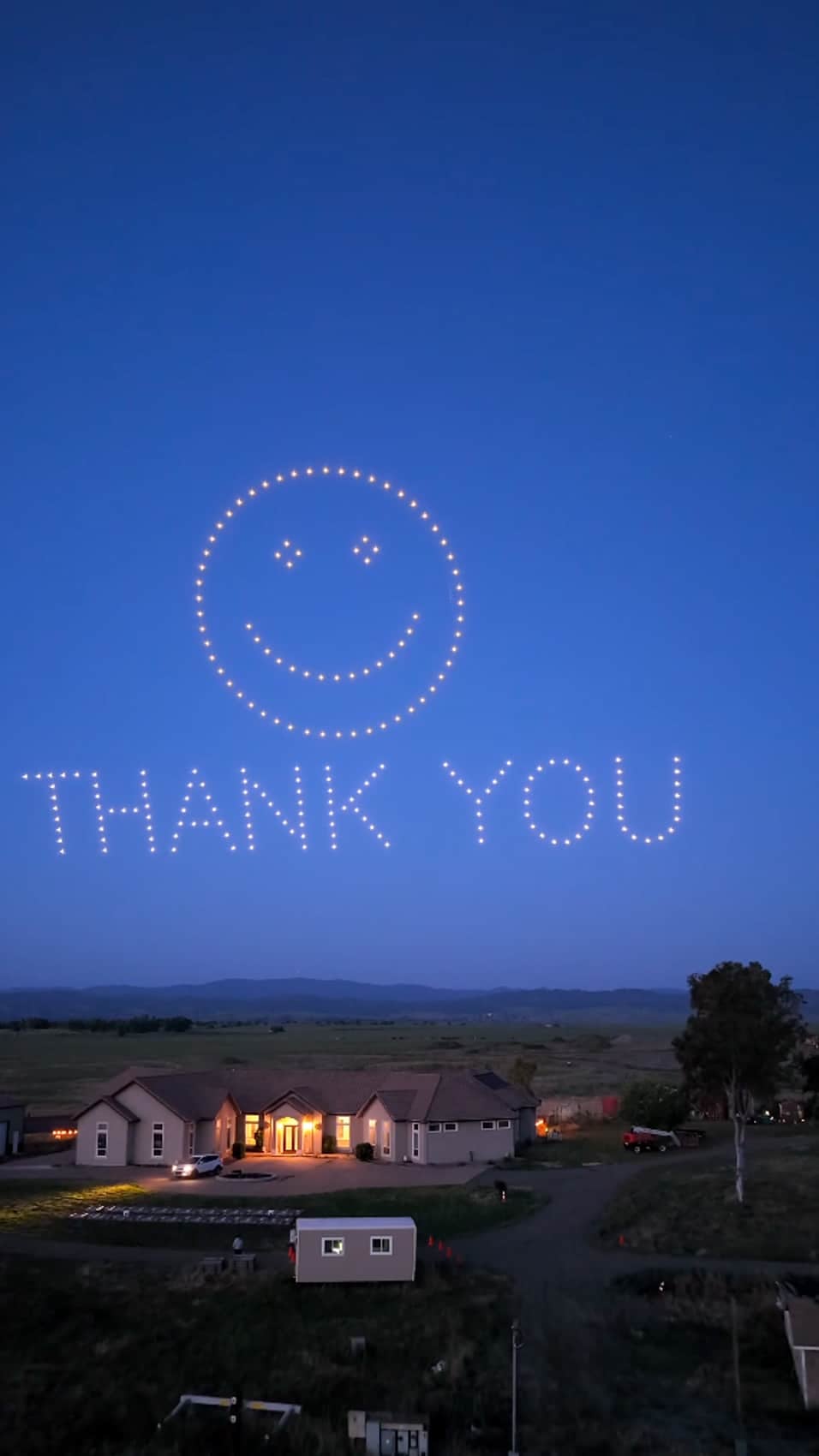 California Homeowner Solves Delivery Problem With Drone Show