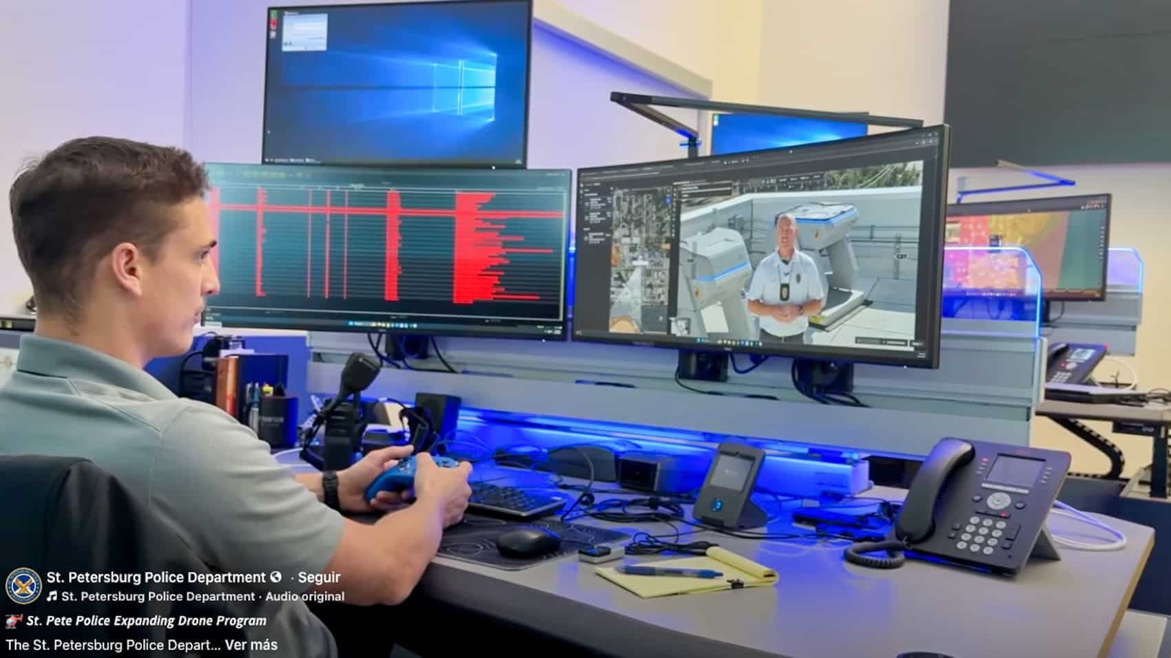 St. Petersburg Pd Puts Skydio X10 Drone Hive On Its Rooftop