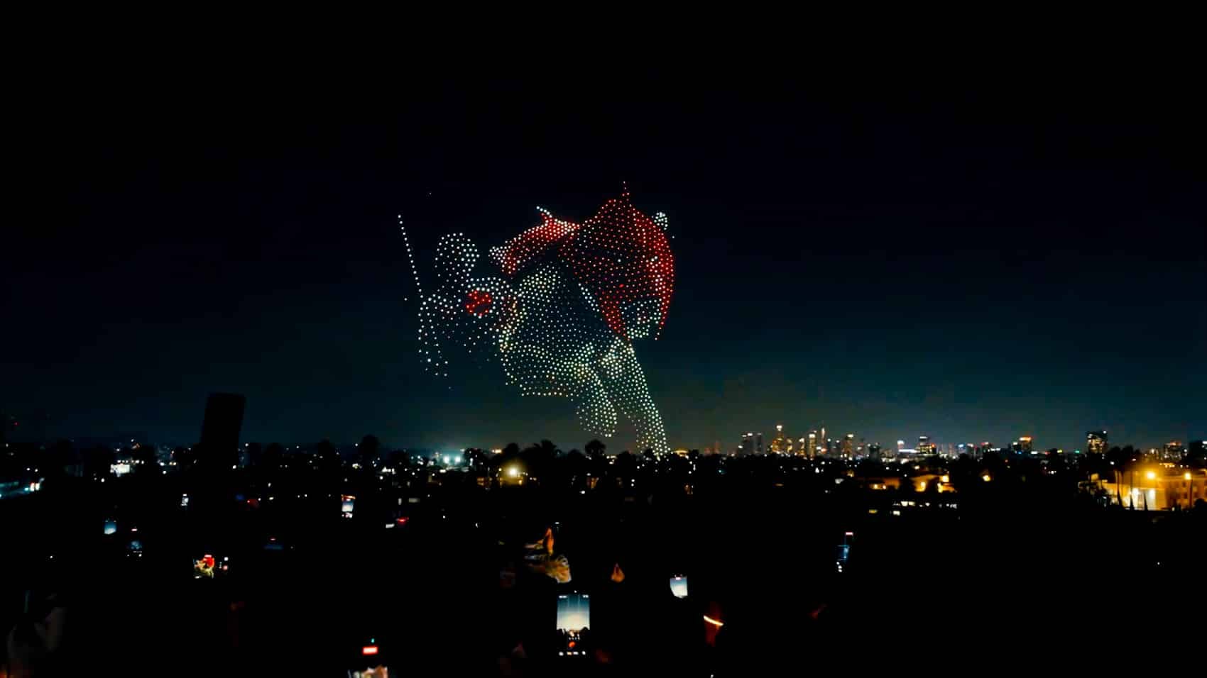 1,600 Drones Break Brightness Record For He-Man