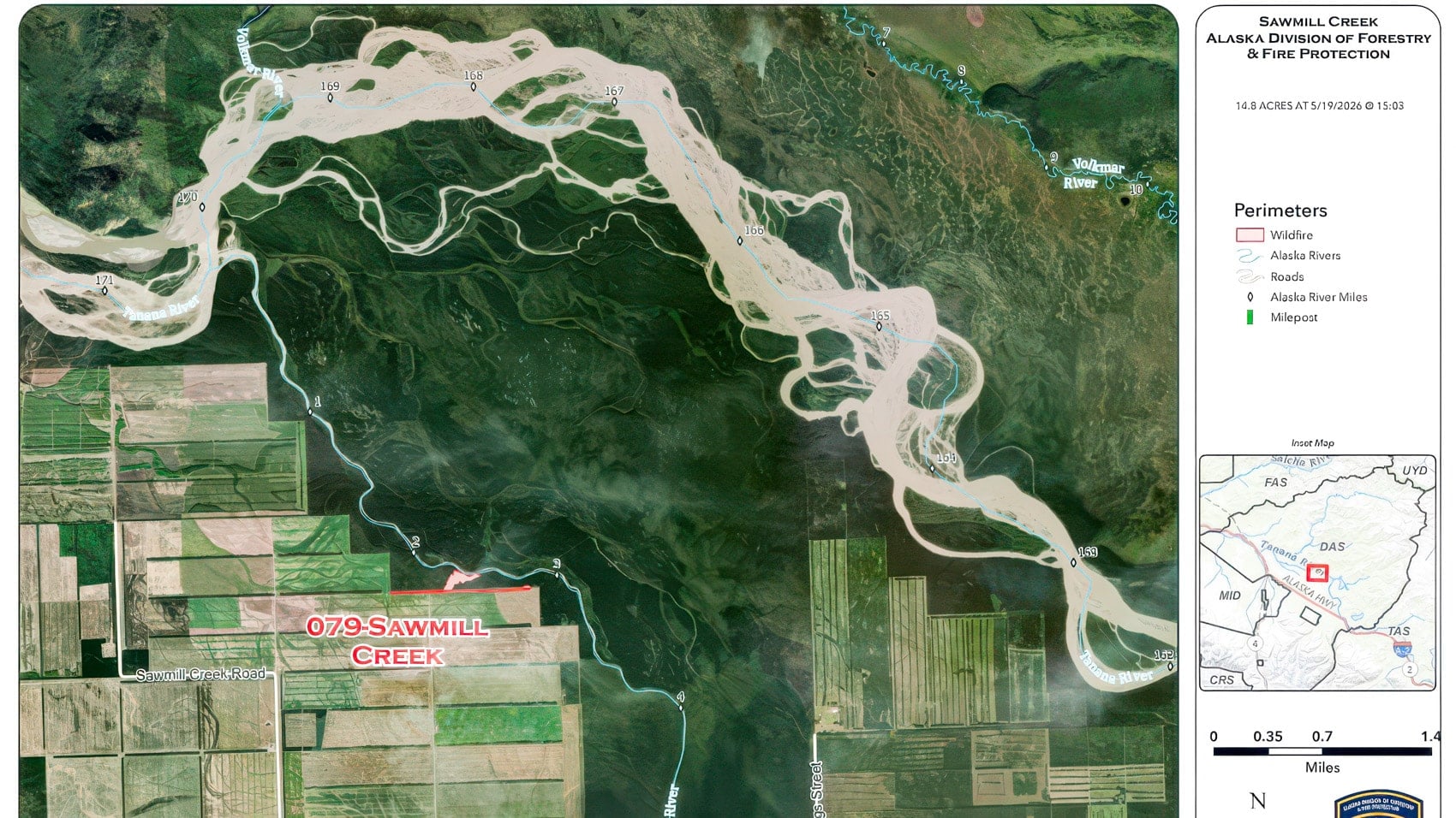 Alaska Drone Module Tracks Spot Fires To Contain Sawmill Creek Blaze At 14.8 Acres