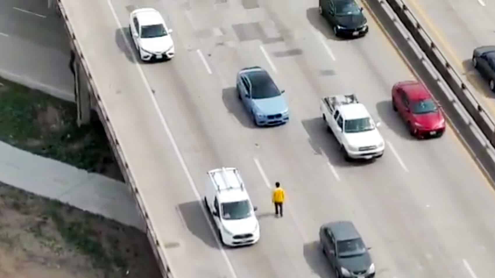 Dallas PD Drone Saves Man From I-45 a Day After DFR Launch
