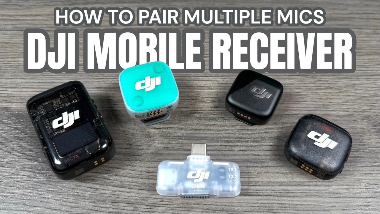Learn How To Pair The Dji Mic Mini 2, Mic 3, And Mic 2 To The Dji Mobile Receiver Using Green And Blue Pairing Modes, Plus A Bonus Mic 3 Case Tip.