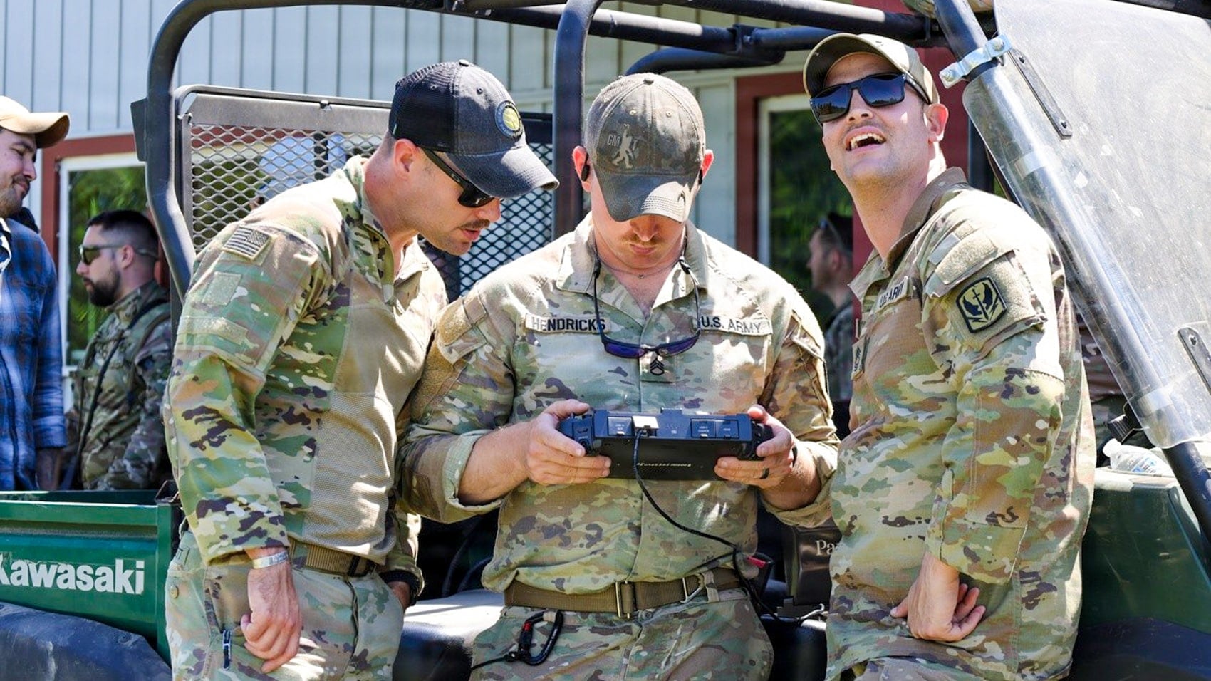 Nc Guard And Uk Forces Train Together On Drone Integration
