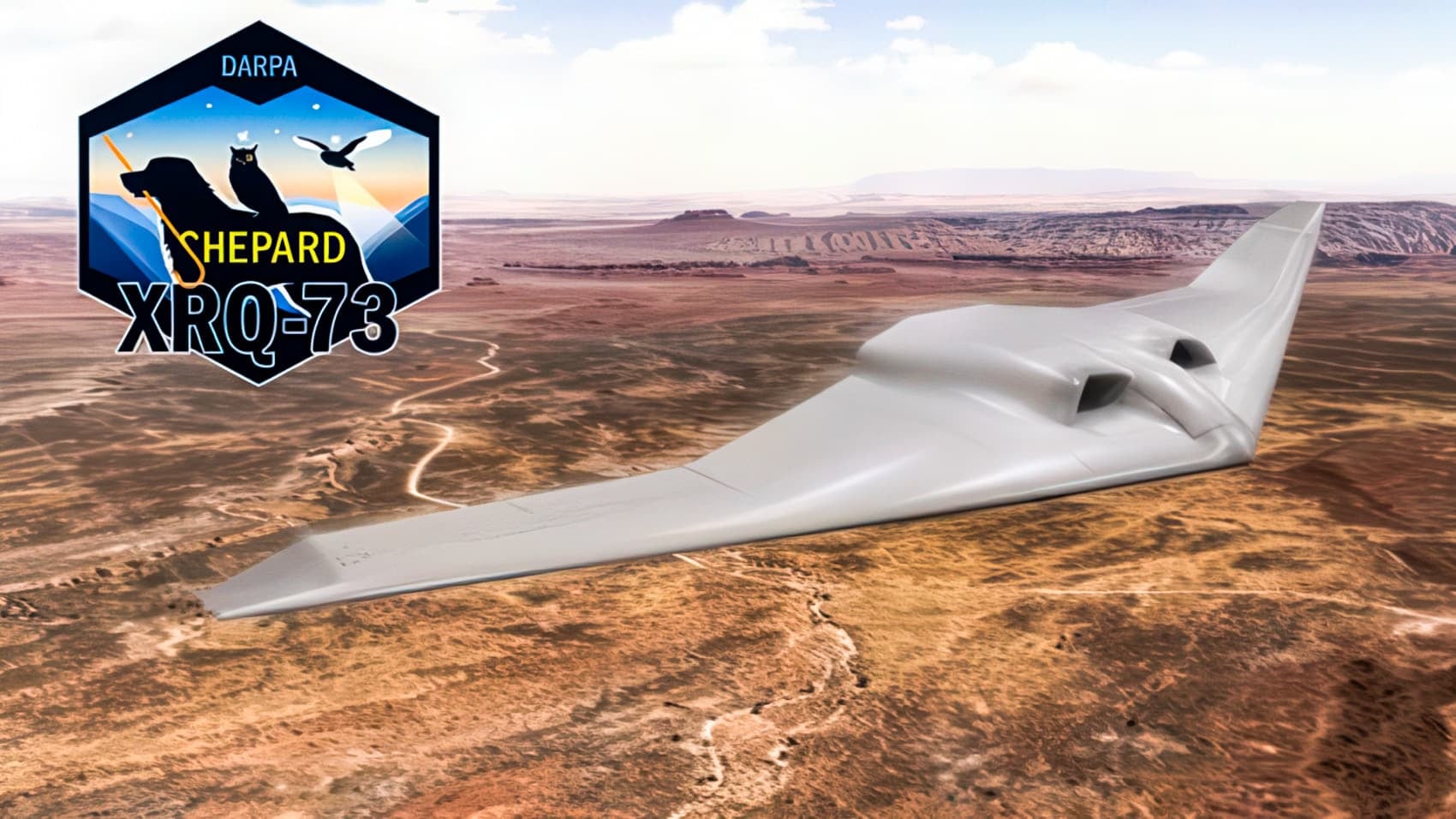 Northrop Flies Darpa Hybrid-Electric Xrq-73 Shepard Uas