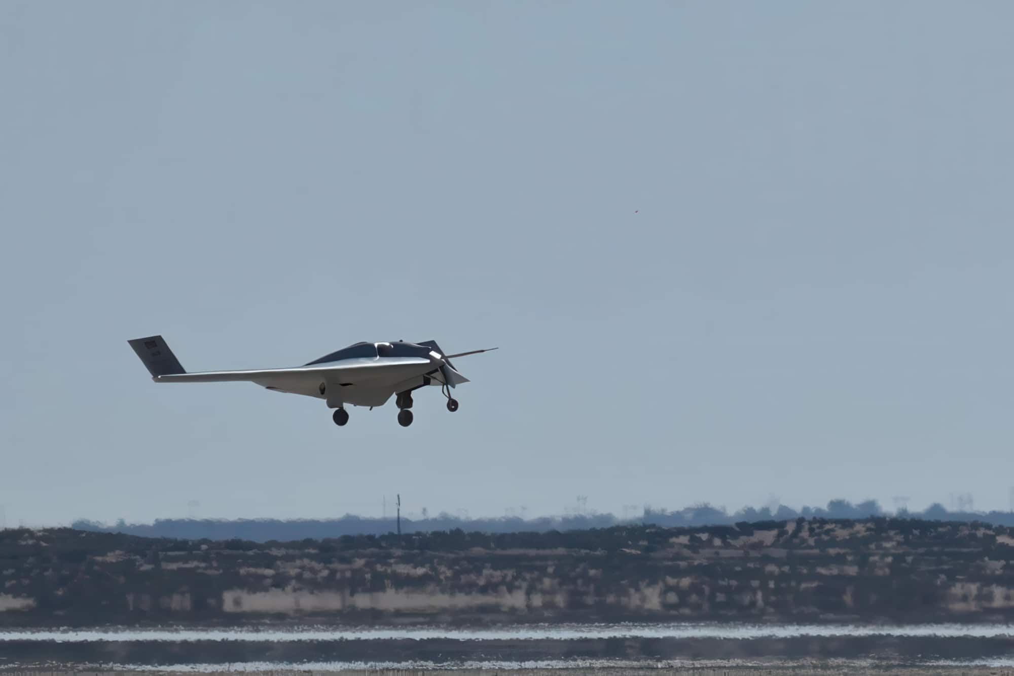 Northrop Flies Darpa Hybrid-Electric Xrq-73 Shepard Uas