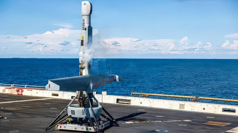 Marines Fly V-Bat Spy Drone From Warship In South China Sea