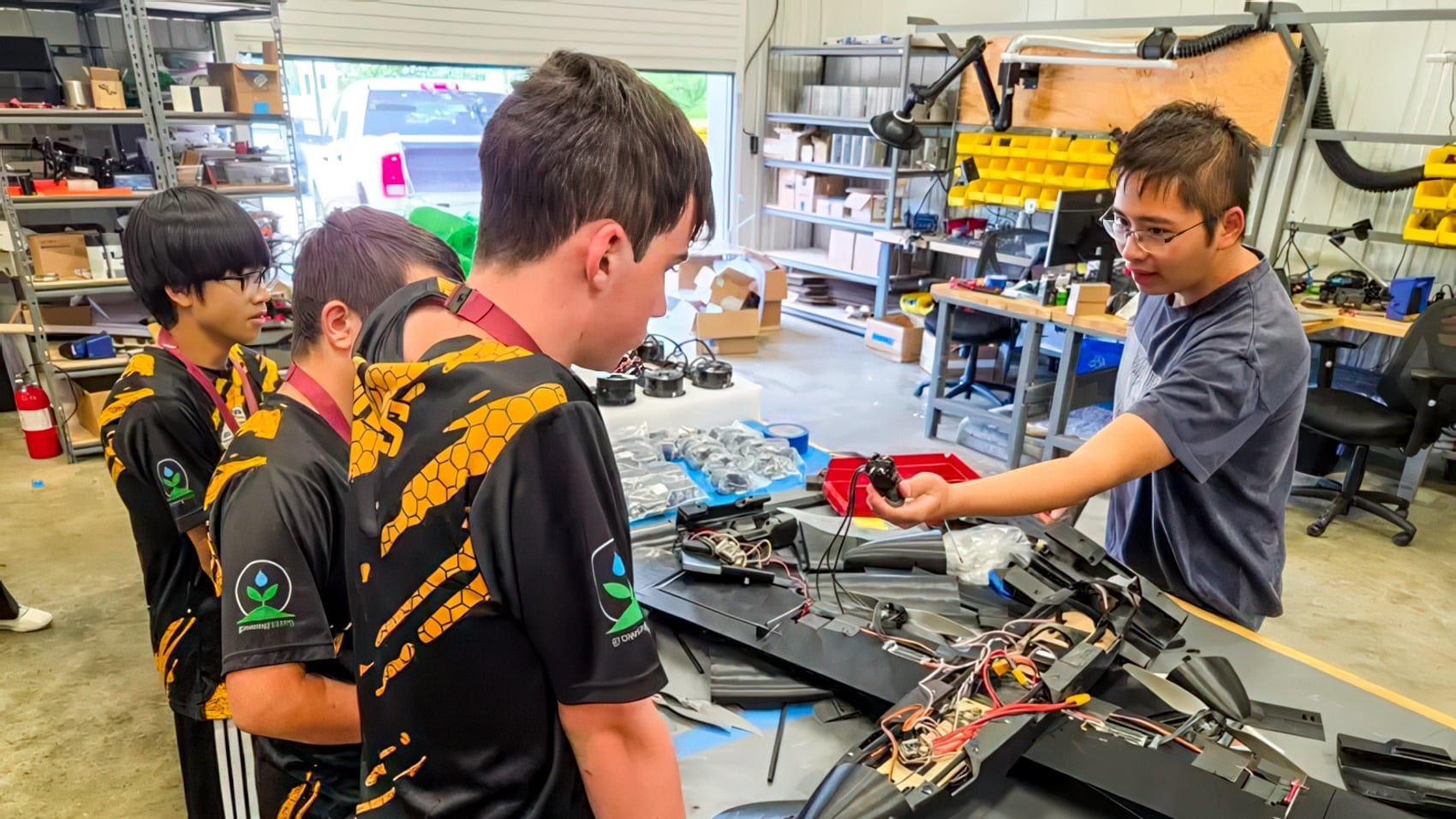 Absi Hosts Hive Mind Robotics Team For Counter-Uas Tour