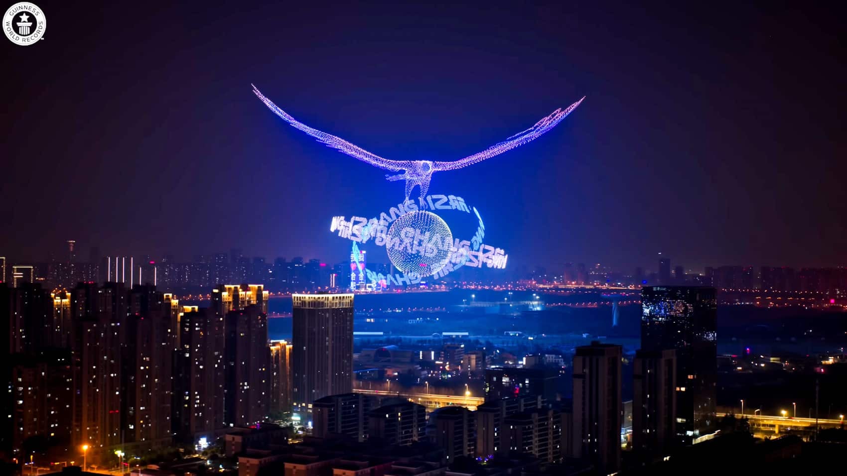 Ehang Flies 22,580 Drones, Breaks Guinness Record
