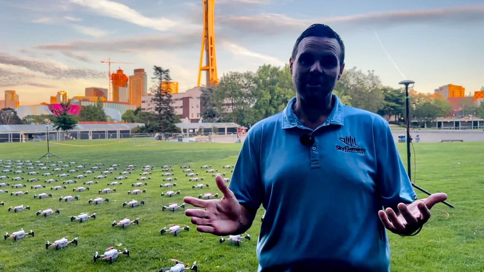 Seattle Debuts Drone Scoreboard For World Cup Matches