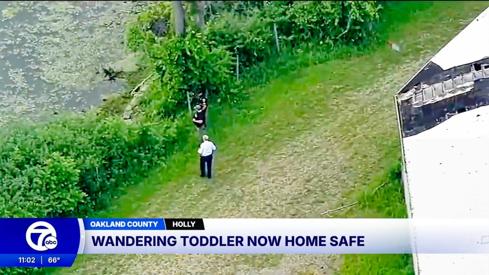Oakland Sheriff Drones, K-9 Find Missing Holly Toddler Safe