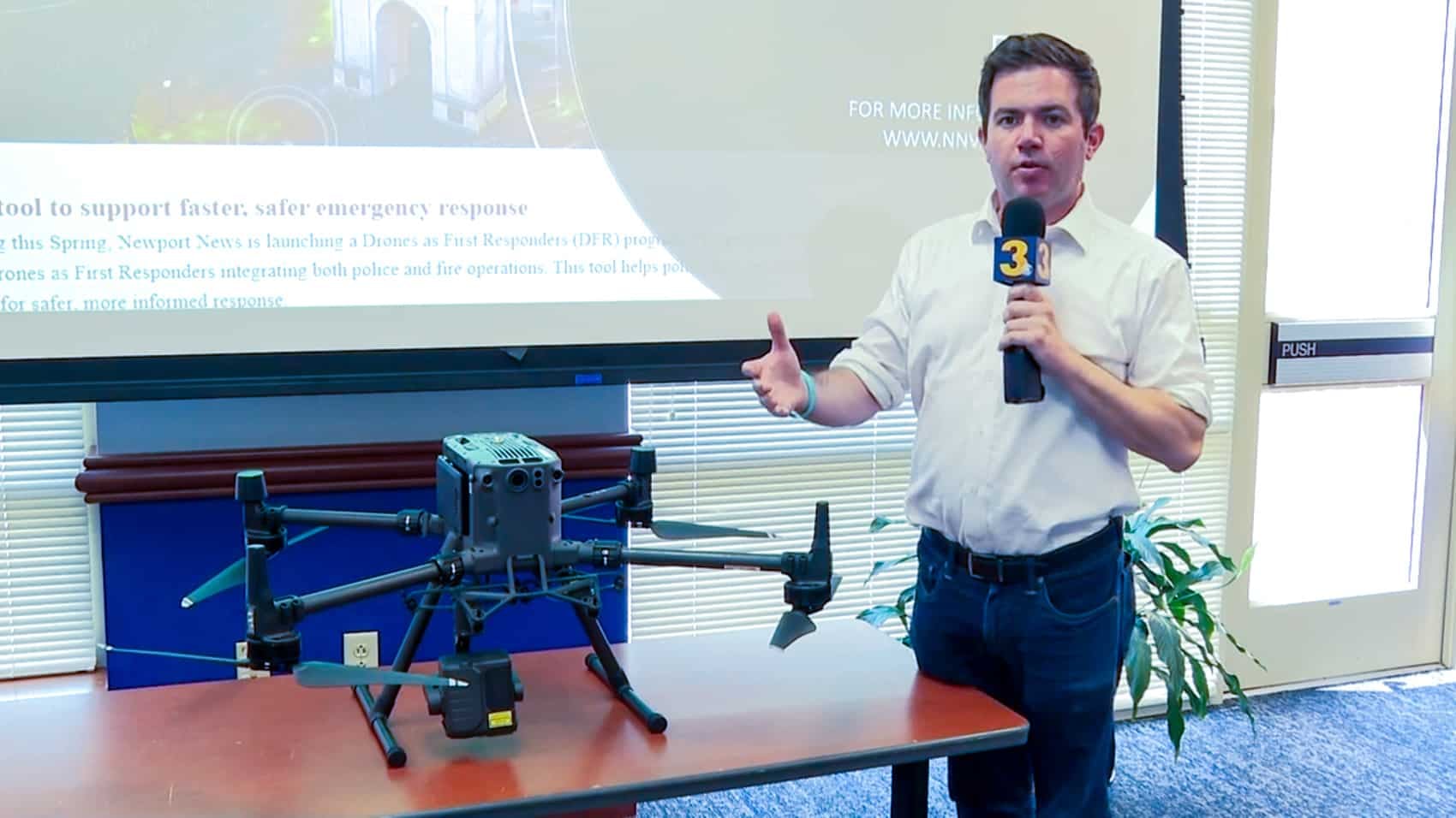 Newport News Sends Drones To 911 Calls In 90 Seconds
