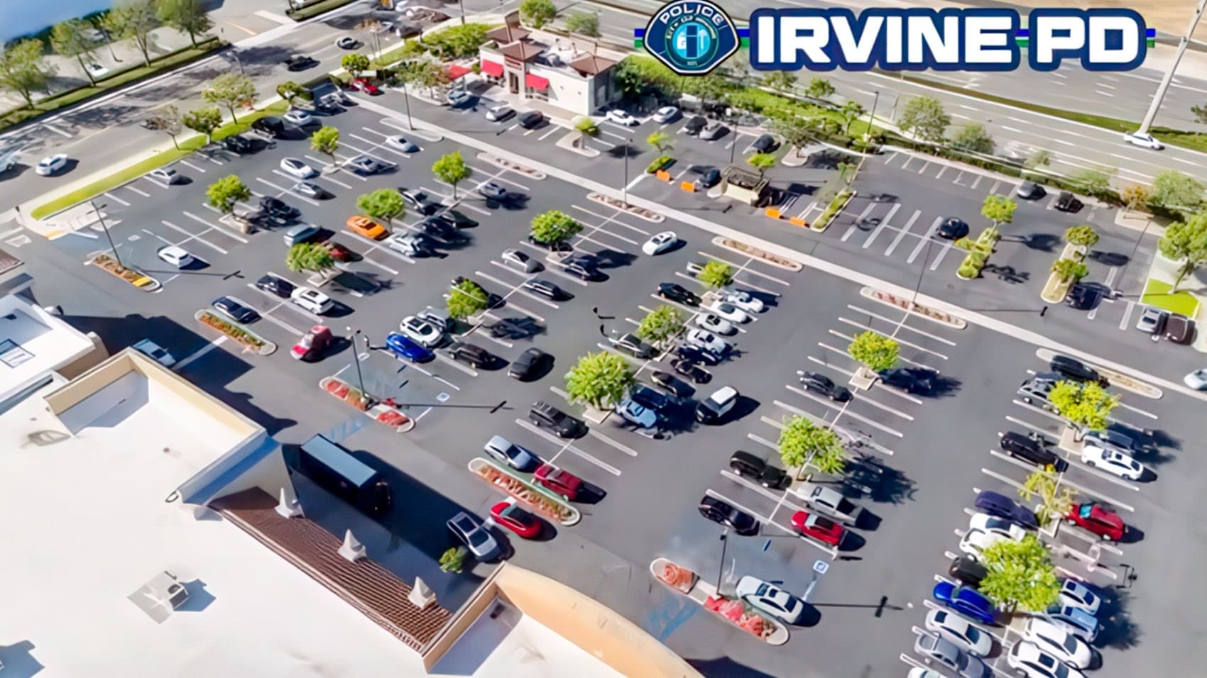 Irvine Police Drone Catches Shoplifter In Truck Bed