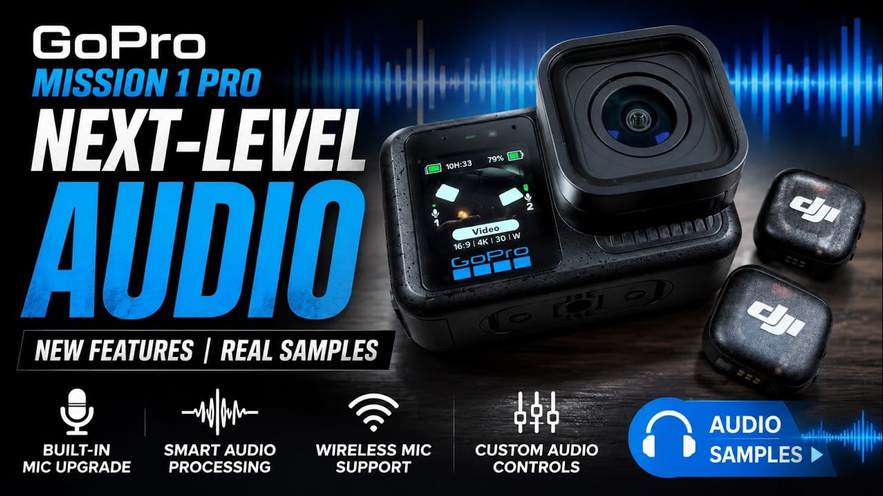 Shawn From Air Photography Breaks Down The Gopro Mission 1 Pro'S New Audio: Direct Usb-C Mic Support, 32-Bit Float, A Dedicated Audio Page, And Live Mic Tests.