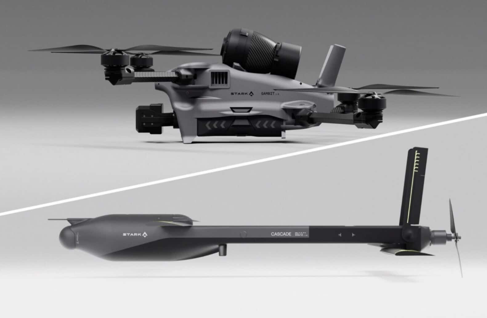 Stark Unveils Cascade And Gambit Drones Eight Months After Flunking Every Strike In Military Trials