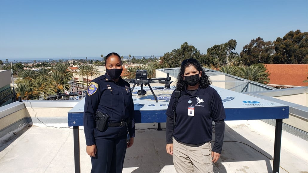 Irvine Police Drone Catches Shoplifter In Truck Bed